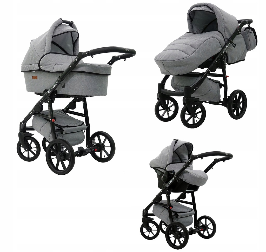 Multifunkční Kočárek 3V1 Celá Autosedačka 13 Kg