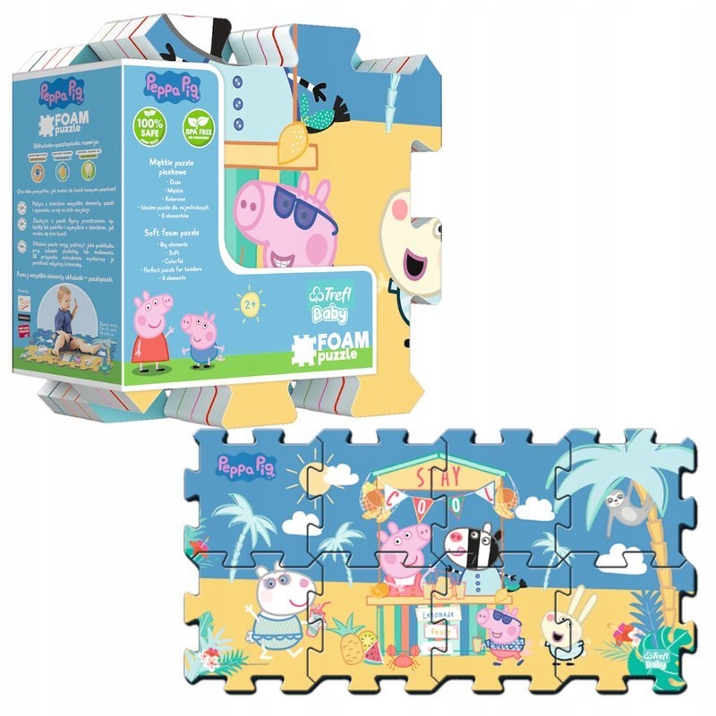 Pěkné Puzzle Pro Celou rodinu Obraz prasátko Pepa Rozvíjí Představivost