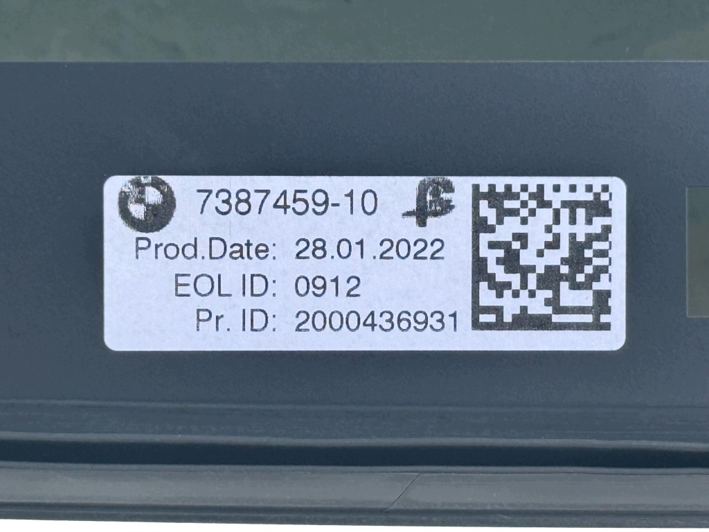 BMW 5 G31 Szyba Tylna Lewa Stała SSG Trójkąt AGC AUTOMOTIVE Nowa OE 7387459 — zdjęcie 5
