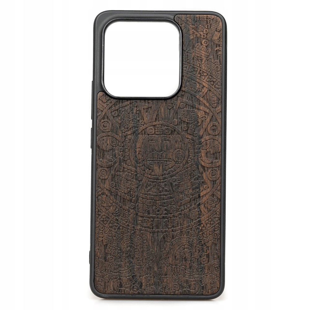 Dřevěné Pouzdro Bewood pro Xiaomi 13 Pro Aztécký Kalendář Ziricote