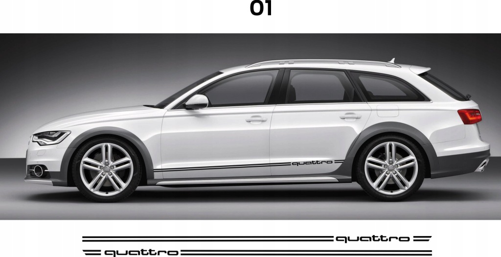 Samolepky Allroad quattro pro auta Audi A4 a A6