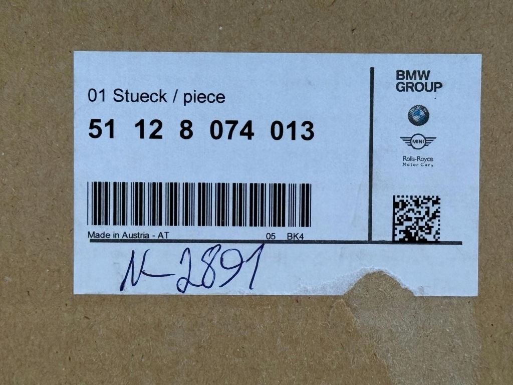 BMW 7 G11 Lci G12 Lci M Tylna Lewa Końcówka Wydechu Nowa OE 8074013 — zdjęcie 6