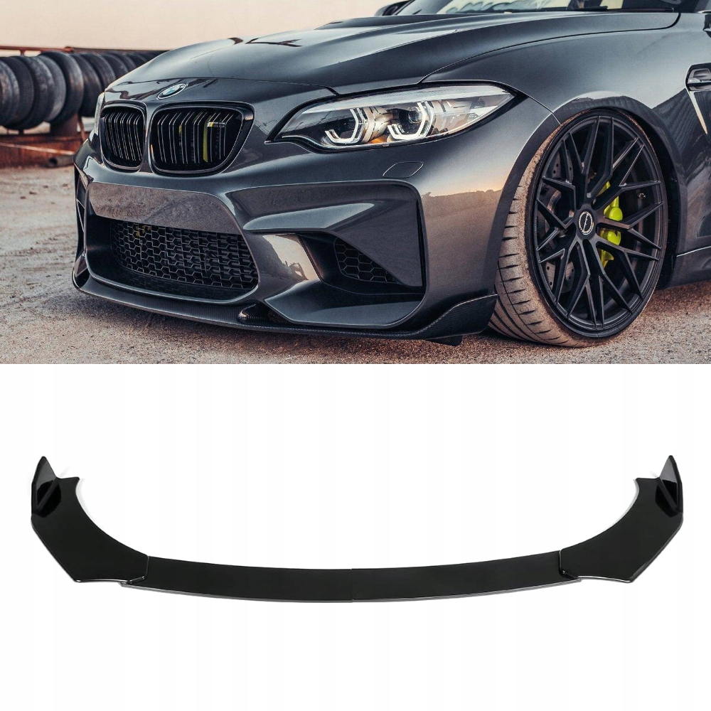 Univerzální Splitter Nástavec Bmw Černý Lesk V11