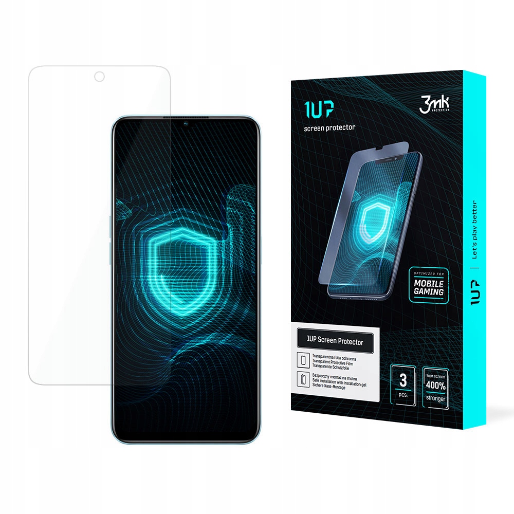 [3ks] Protinárazová fólie 3mk 1UP na displej pro Oppo A58 5G