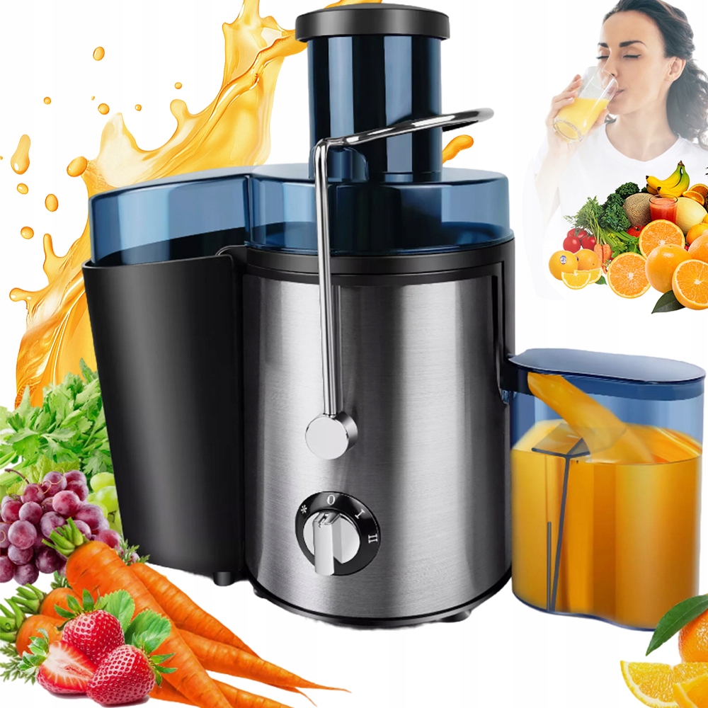 Všestranný Elektrický Odšťavňovač, Bezpečnostní Odšťavňovač 500 ML 1000 W