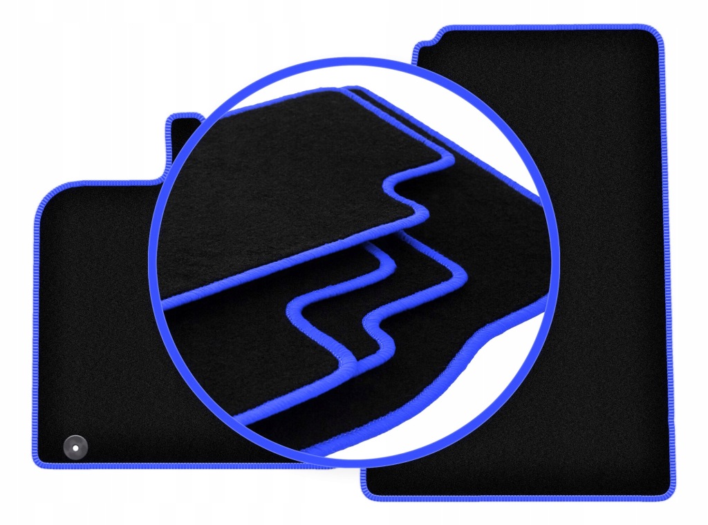 Koberce do auta Blue pro: Smart Fortwo II hatchback 2007-2014