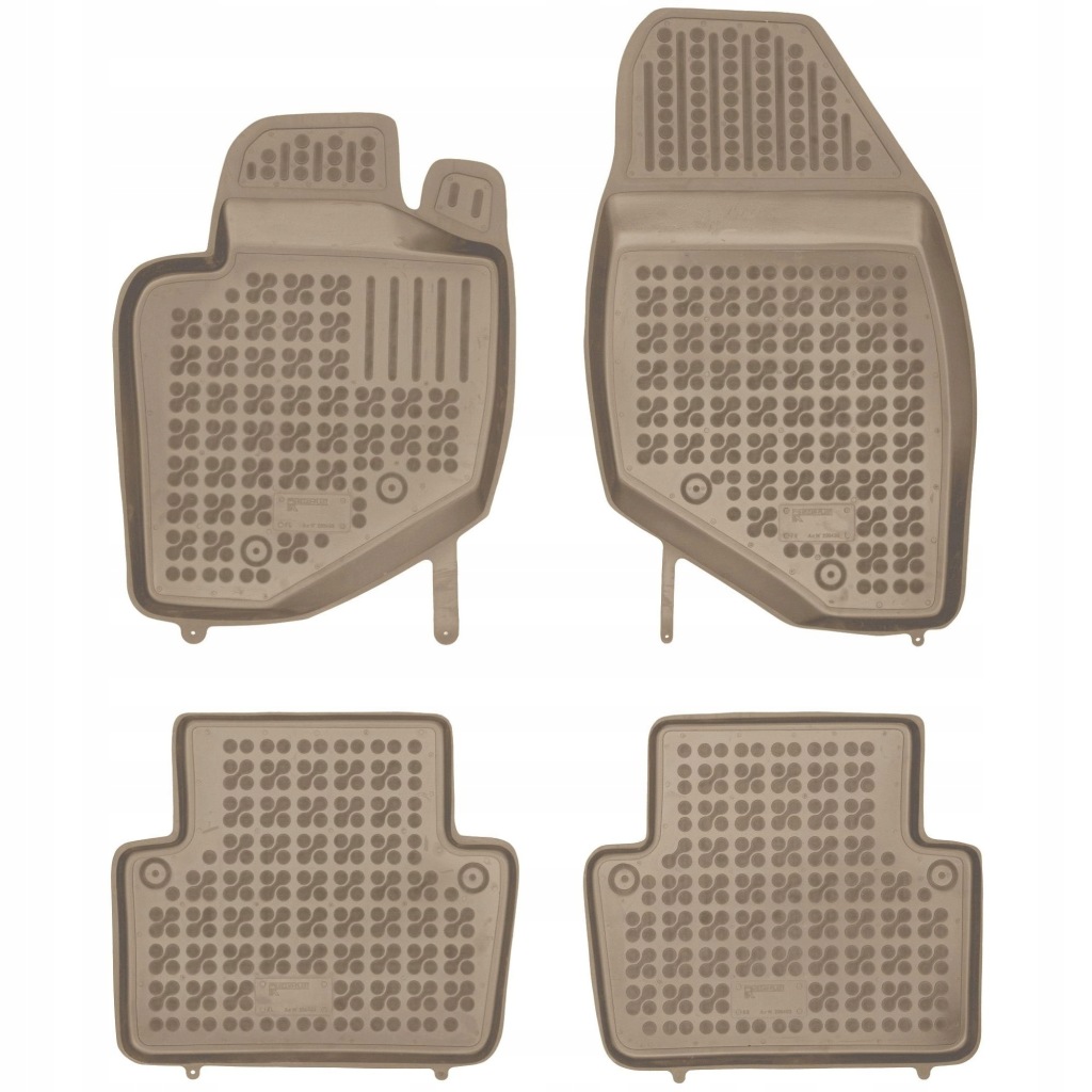 Gumové koberce béžové Volvo S80 I 1998-2006