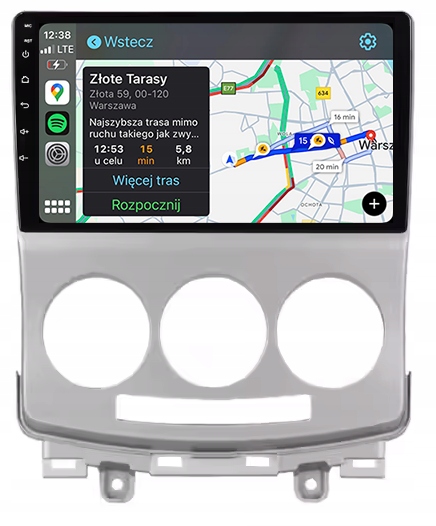 Mazda 5 2005-2010 Rádio Navigace Android Carplay Mapy Aplikace
