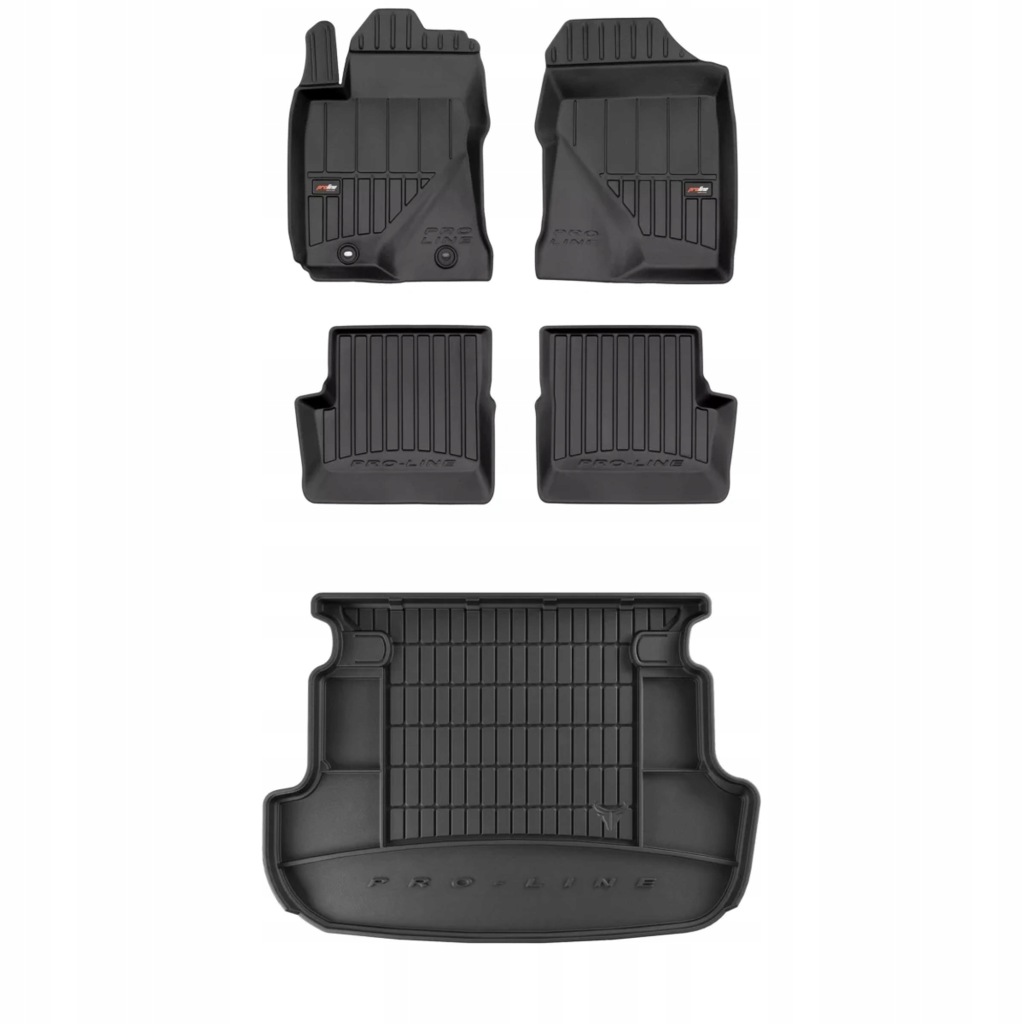 3D gumová sada koberců a rohožek Toyota Corolla IX 2001-2007 Kombi s otvorem