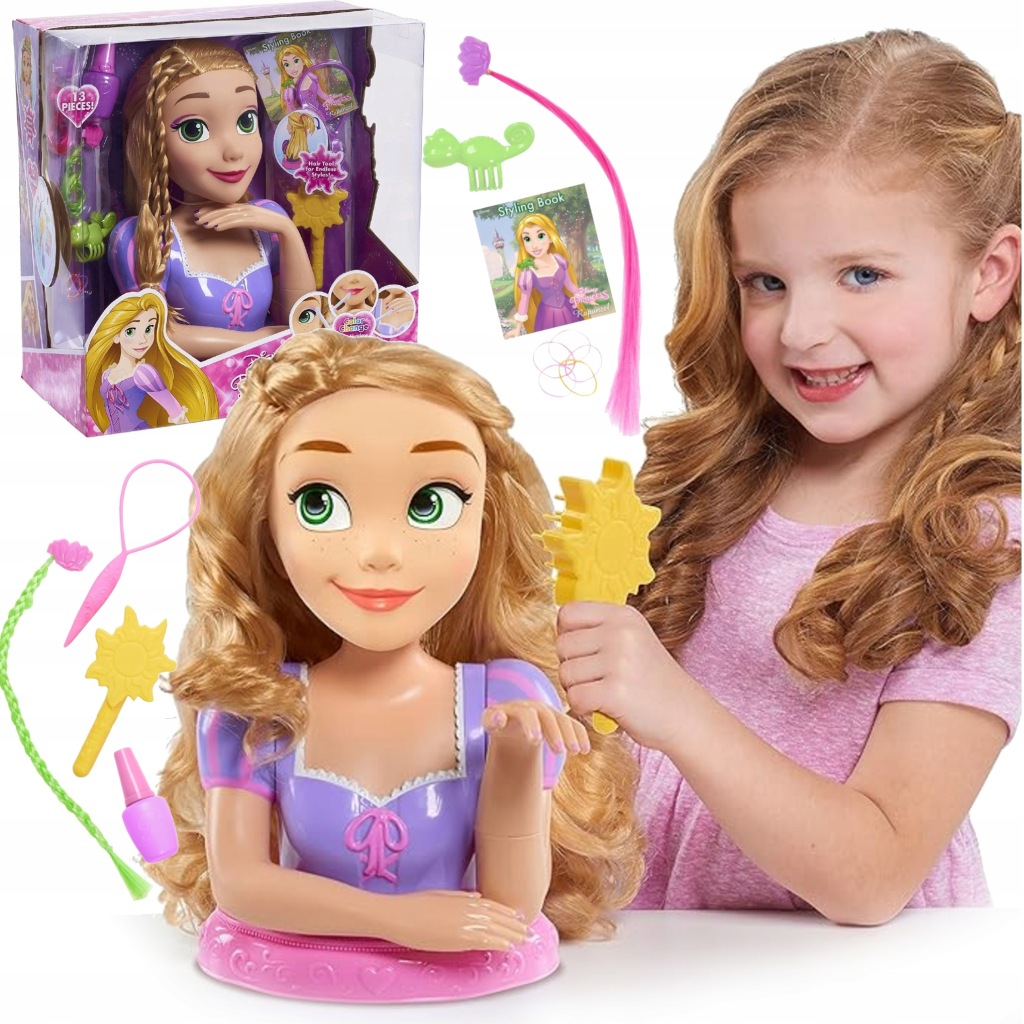 Disney Hlava Na Česání A Styling Vlasů Manikúra Deluxe Locika Doplňky