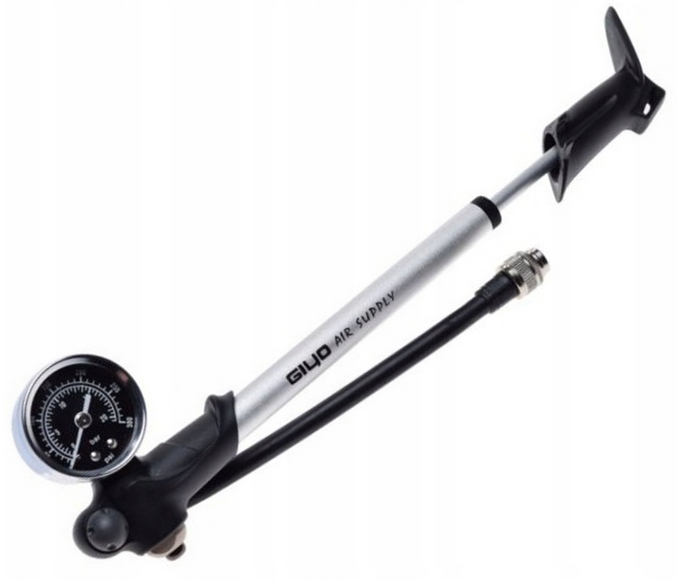 Pumpička pro tlumiče Giyo 300 Psi, 20 Bar, alu