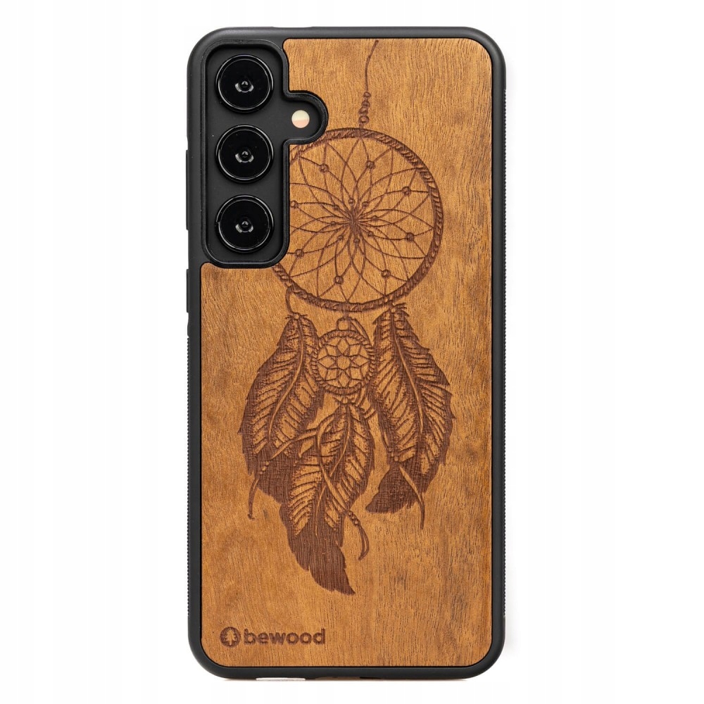 Dřevěné Pouzdro Bewood pro Samsung Galaxy S24 Plus Lapač Snů Imbuia