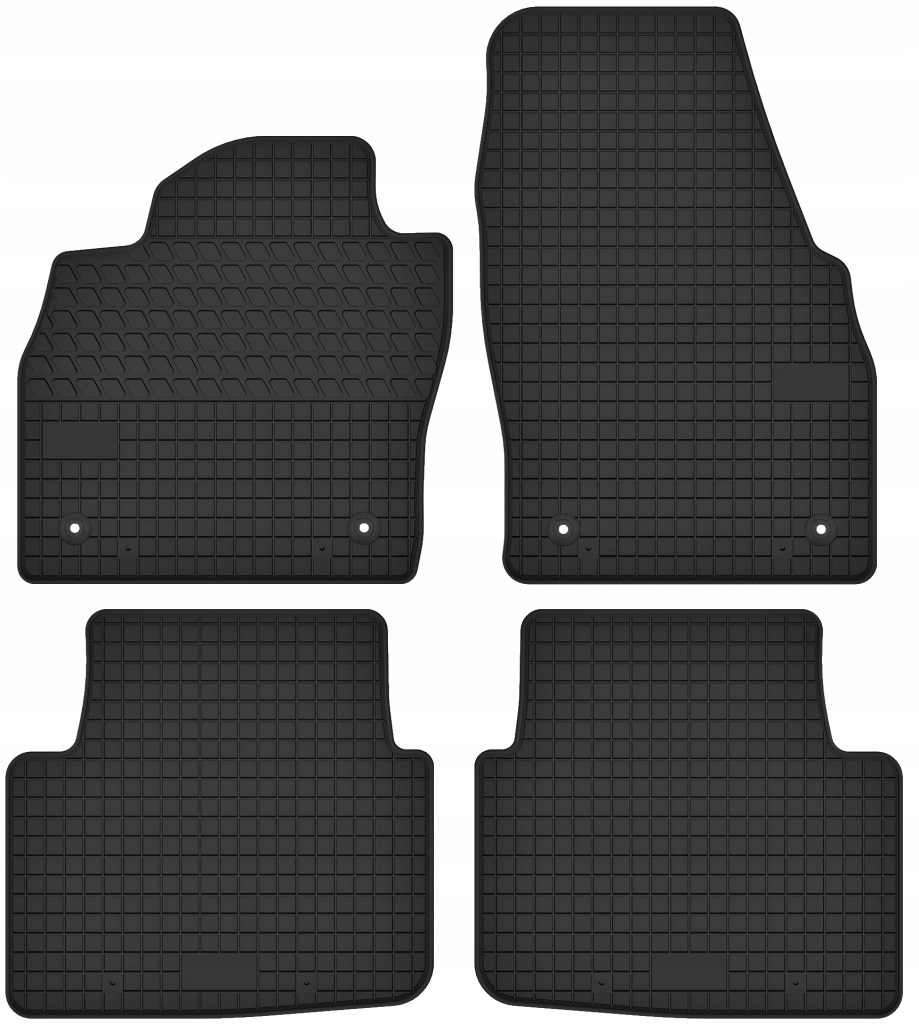 Gumové koberce pro Volkswagen e-Golf Elektrický (2014-2019) Guma Premium