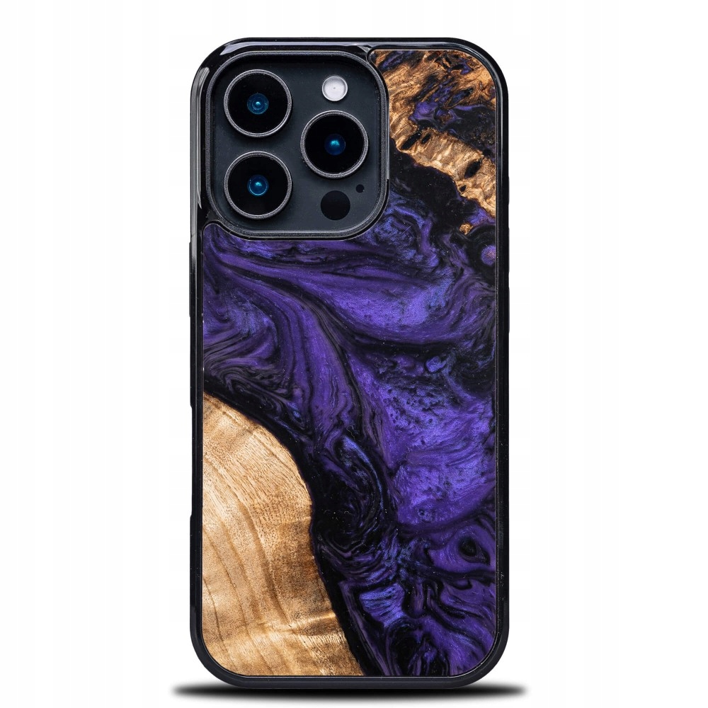Pouzdro Bewood Unique pro iPhone 16 Pro fialové