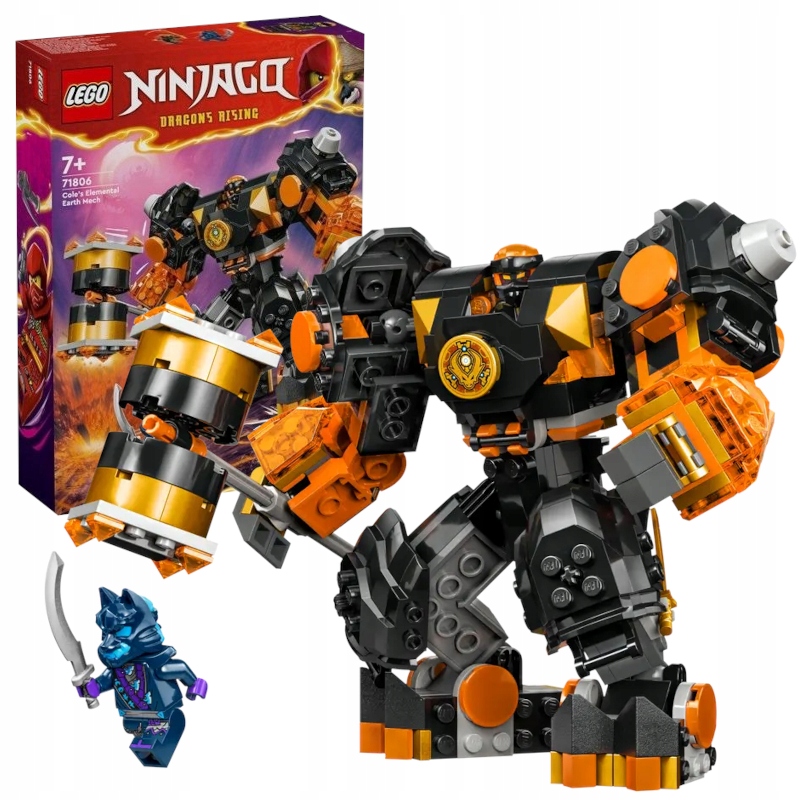 Lego Ninjago Mech Živlu Země Colea Stavebnice Sada Ninja