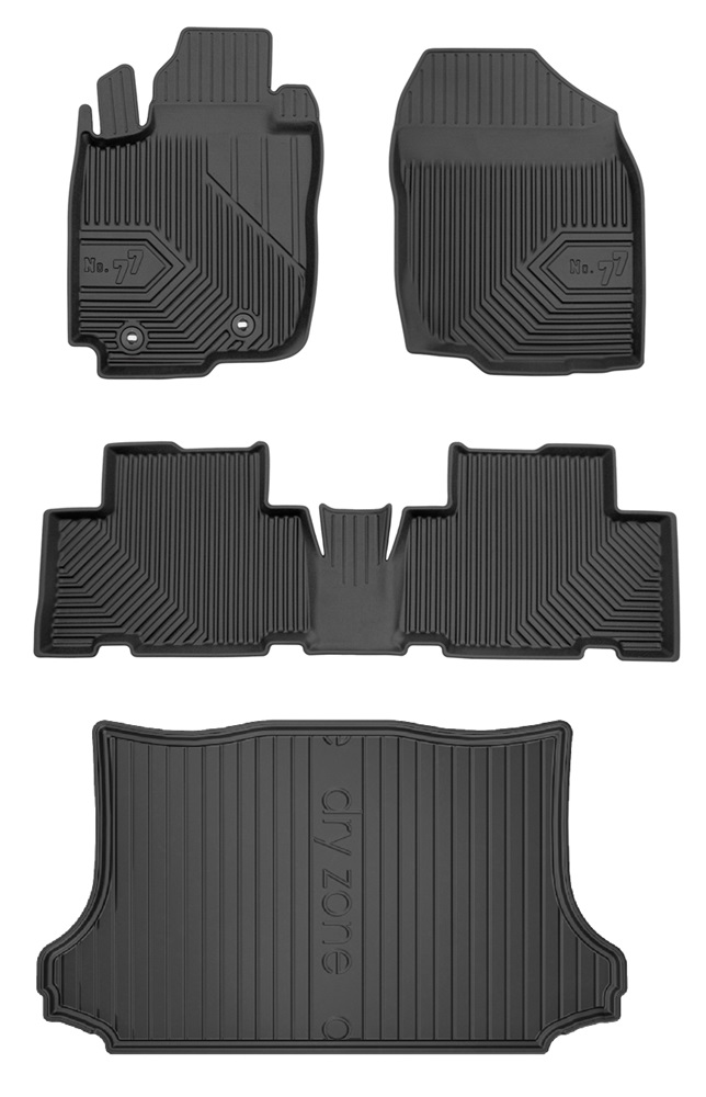 Set 77 Koberce a rohože Toyota RAV4 3 2005-2012