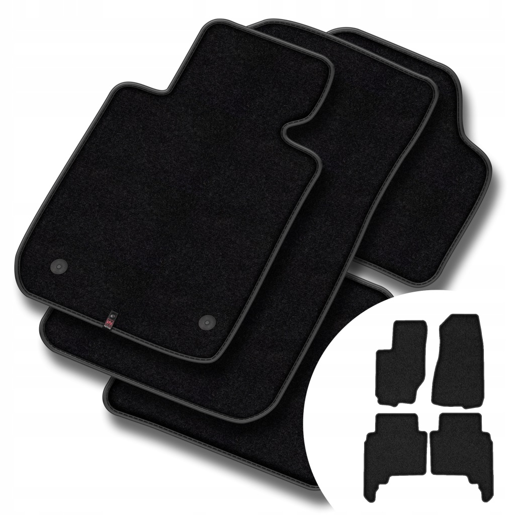 Velurové koberce Premium pro Jeep Grand Cherokee III (wk) 2004-2010