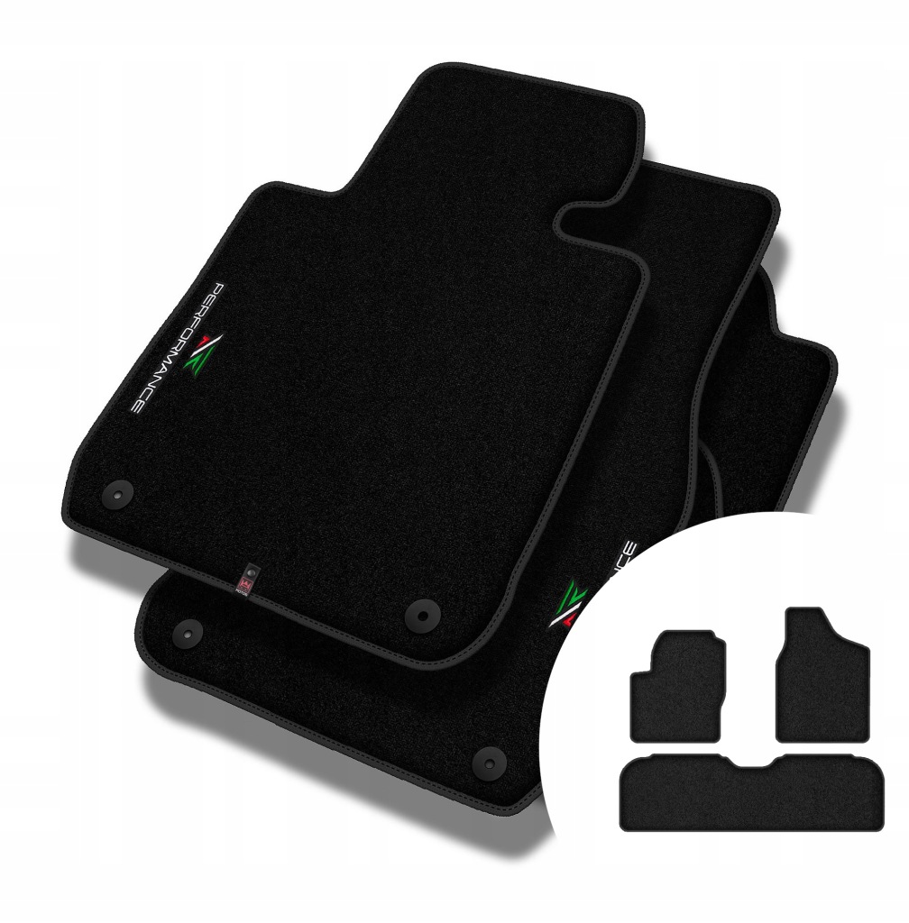 Velurové koberce Performance pro Volkswagen Sharan I 2004-2010 5 osob