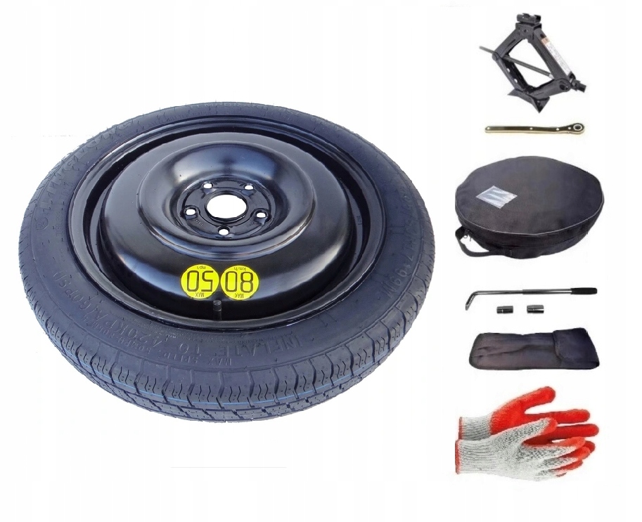 Dojezdové kolo Toyota Corolla XI 125/70R17 Komplet