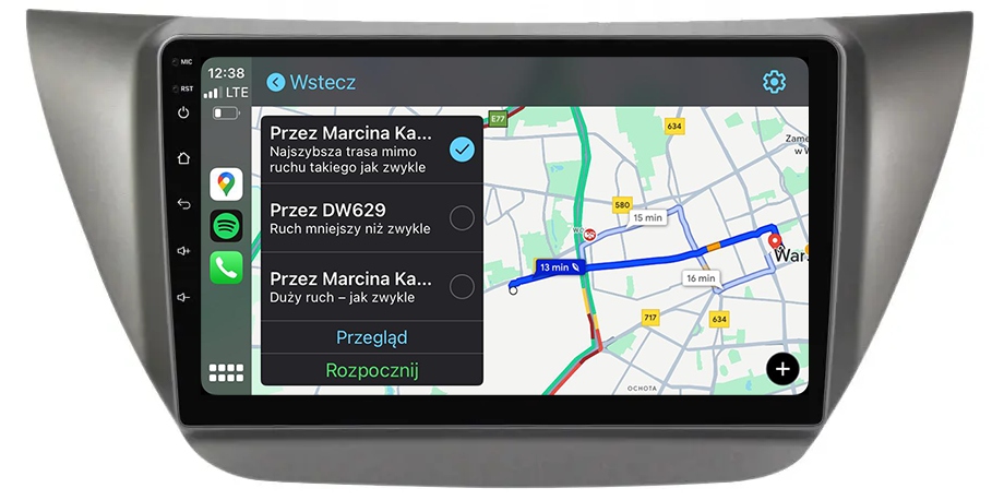 Mitsubishi Lancer Nejnovější Android Carplay Rádio Navigace