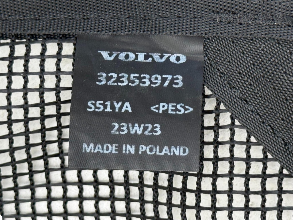 Volvo XC40 EX40 C40 EC40 Siatka Grodziowa Bagażnika Nowa OE 32353973 — zdjęcie 3