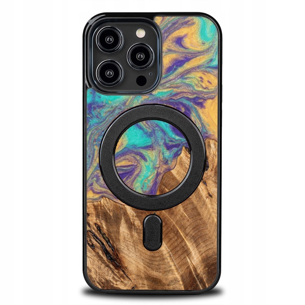 Pouzdro Bewood Unique pro iPhone 15 Pro Max Planety Merkur s MagSafe
