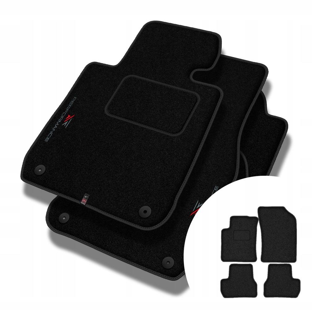 Velurové koberce Performance pro Citroen C3 II 2009-2016