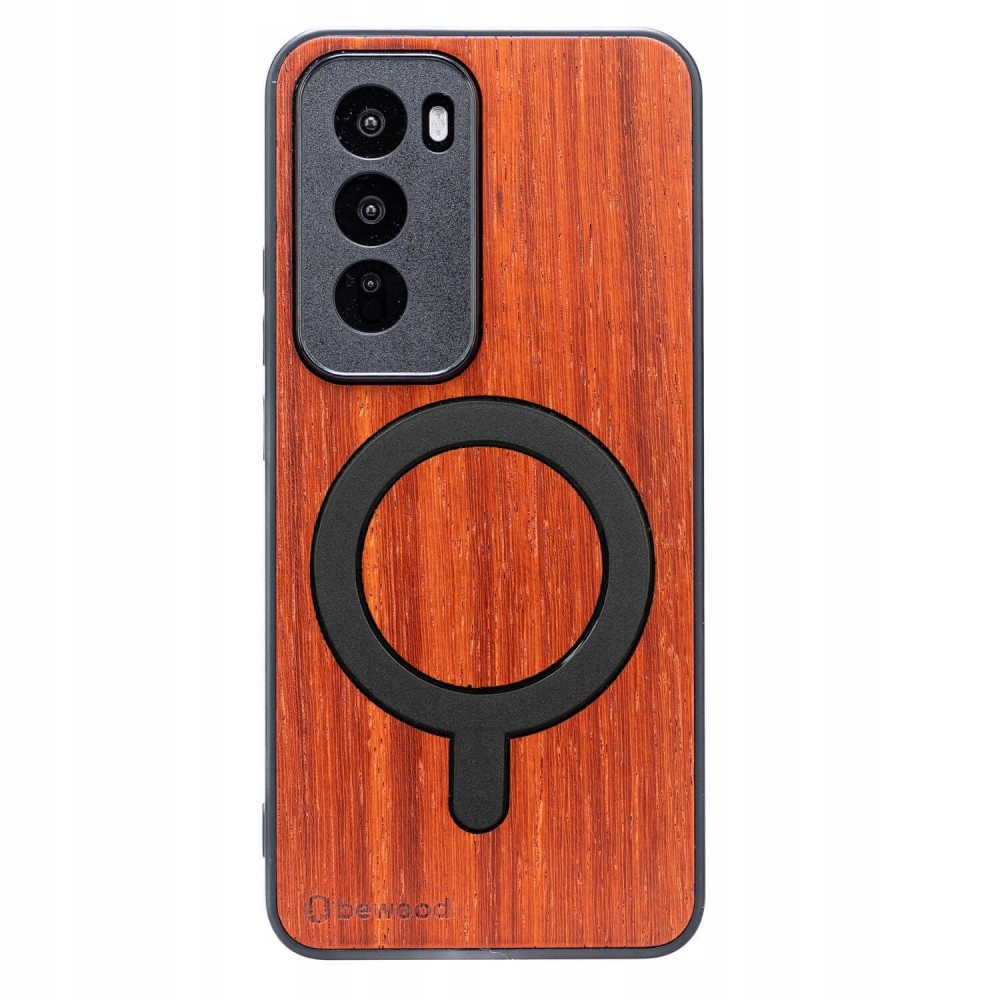 Dřevěné Pouzdro Bewood pro Oppo Reno 12 5G Padouk s MagSafe