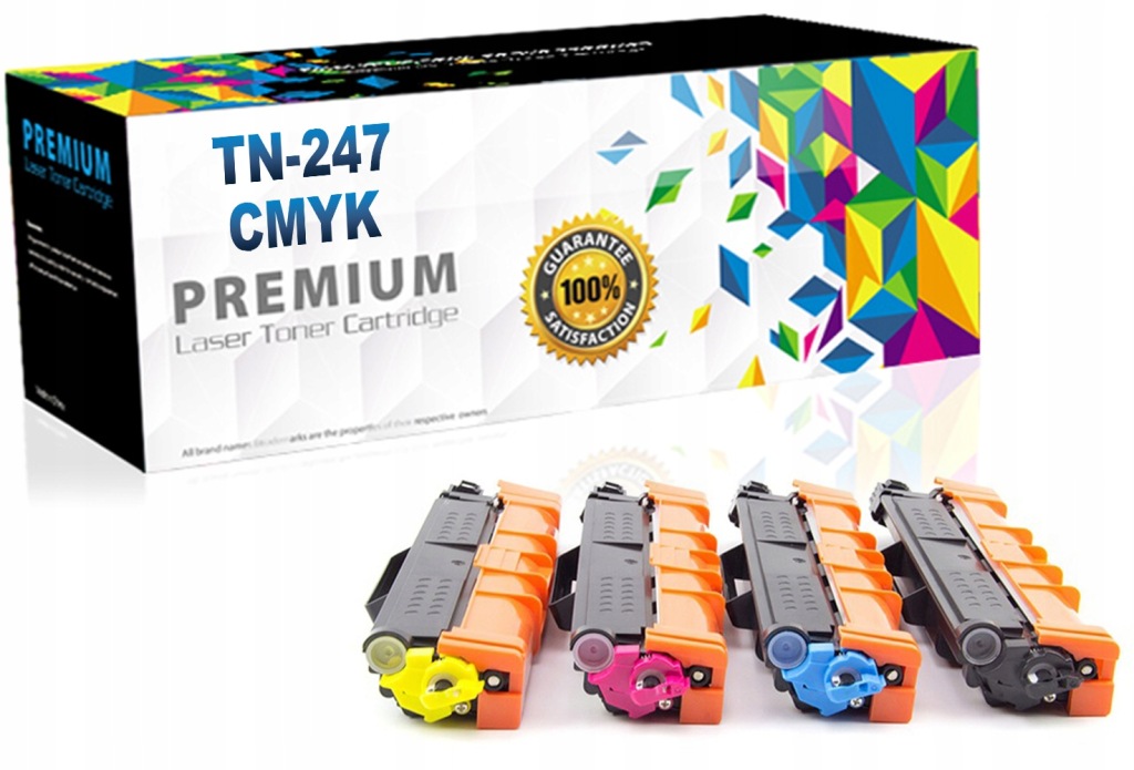 4x toner pro Brother DCP-L3510CDW DCP-L3550CDW HL-L3270CDW TN247 TN243 XL
