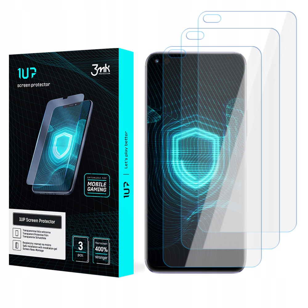3x Fólie Ochrana na displej 3mk 1UP pro Honor Nova 8i