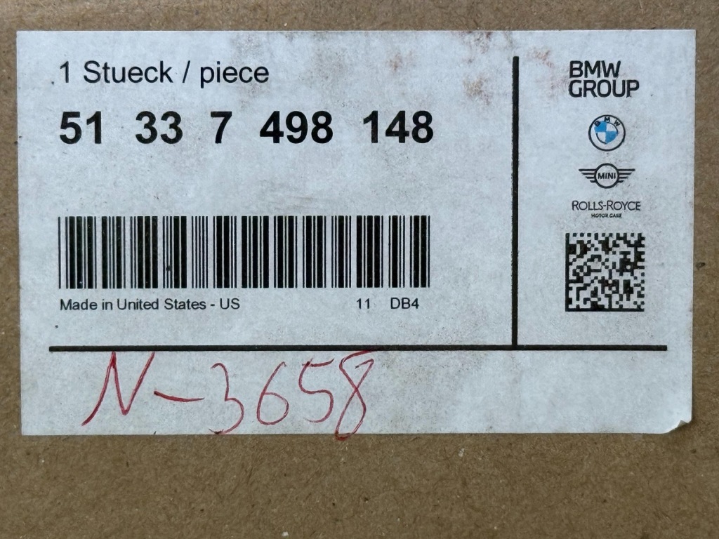 BMW F97 G01 Podnośnik Mechanizm Szyby Przedniej Prawy Nowy OE 7498148 — zdjęcie 6