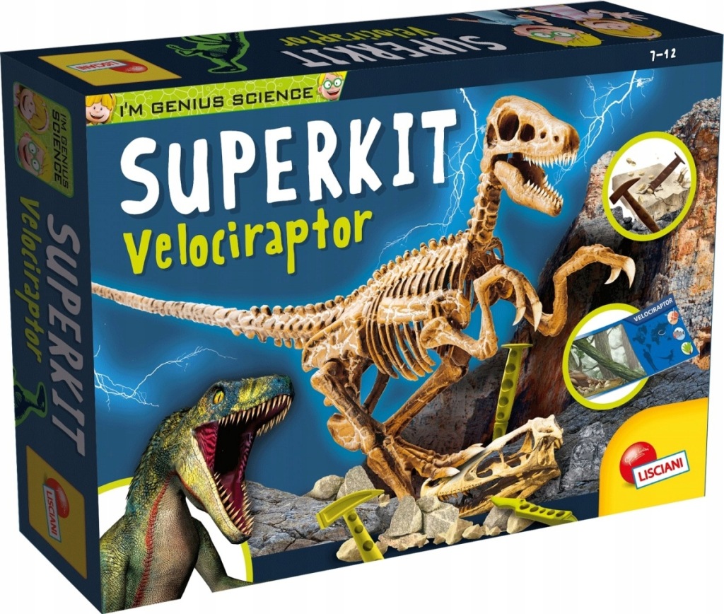 Hračka Pro Chlapce Dárek Malý génius Velociraptor Podporuje Rozvoj