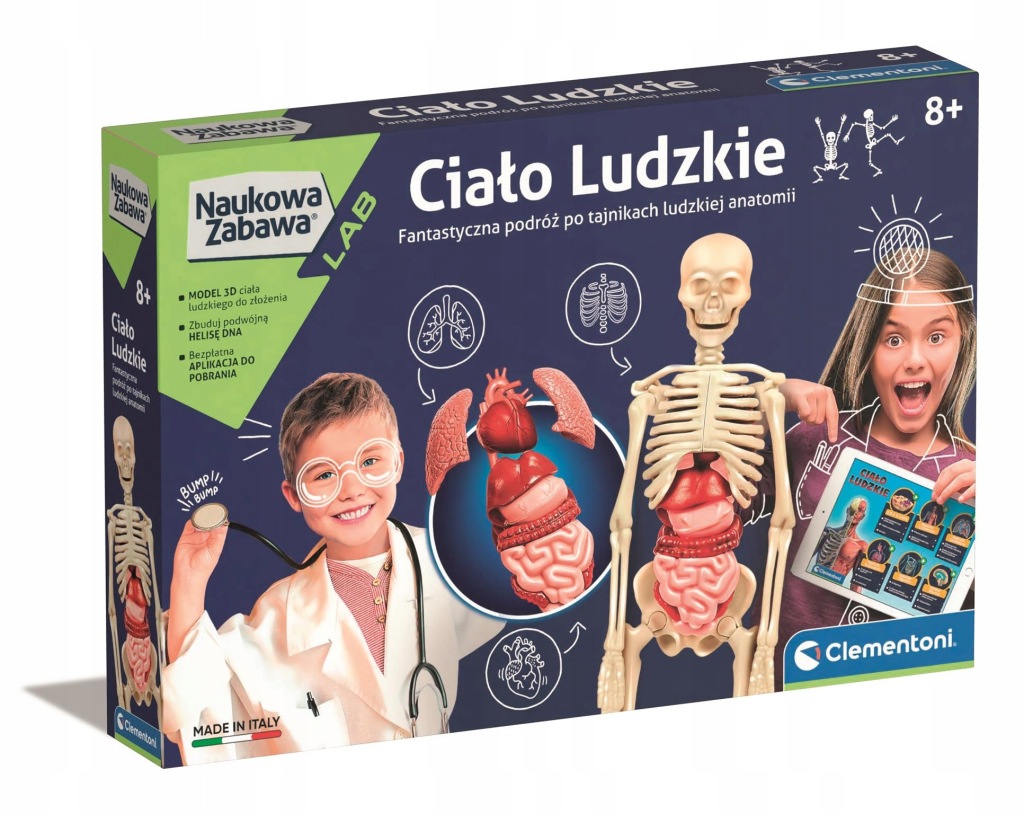 Clementoni Vědecký Set Tělo lidských zvířat Zajímavý