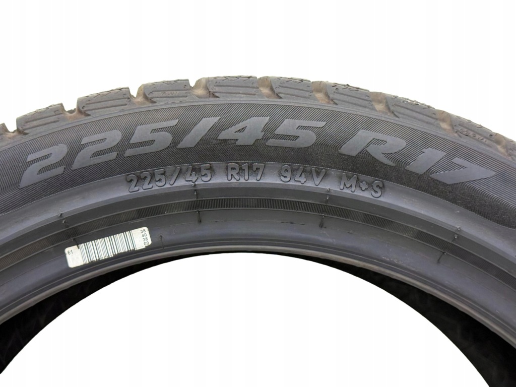 2 x Opony Pirelli Sottozero 3 Winter 225/45R17 94V M+S Nowe — zdjęcie 7