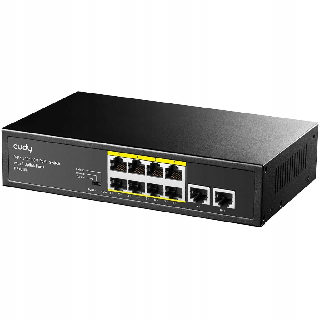 PoE Switch Cudy FS1010P 8portový PoE+ 120W