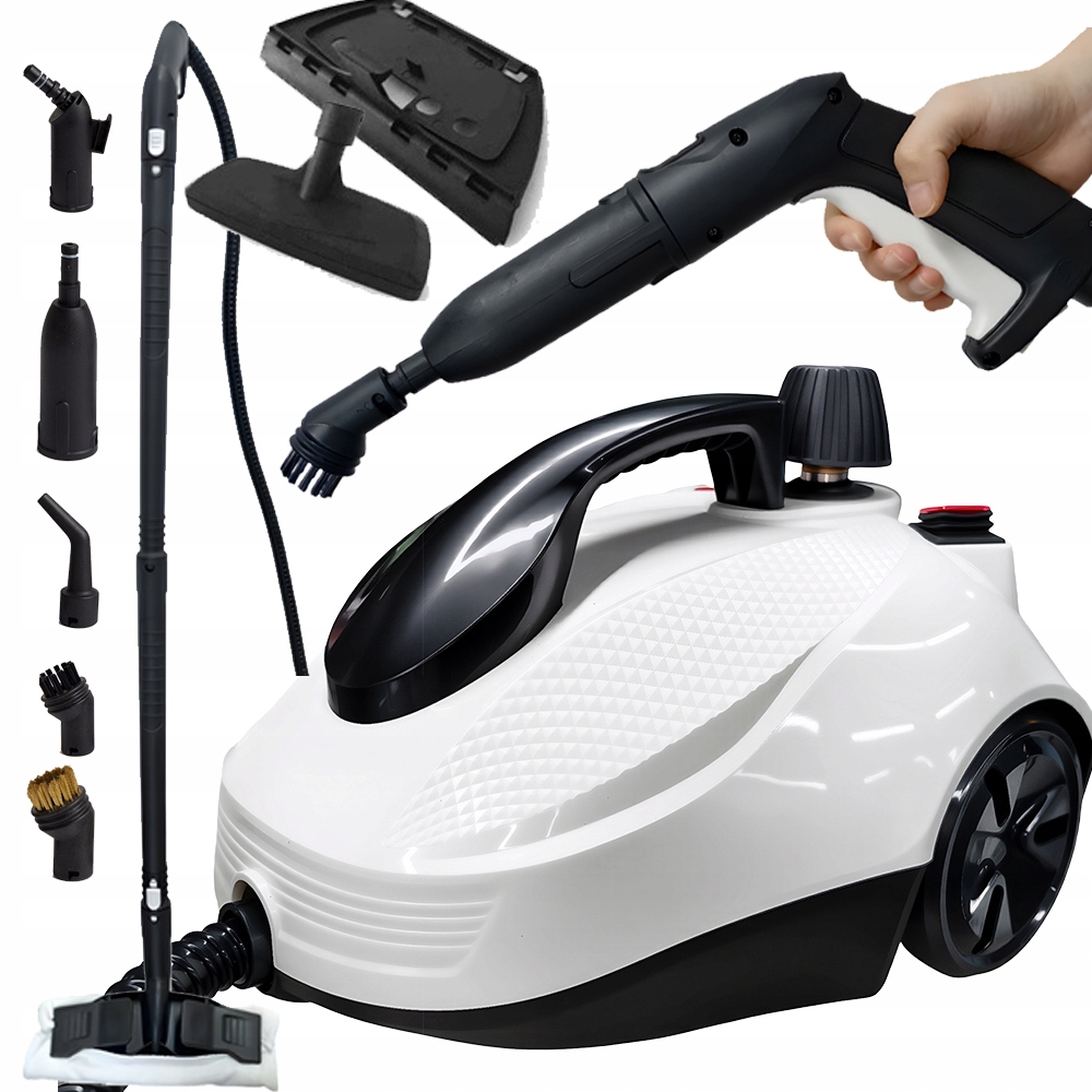 Parní mop Parní čistič čalounění pro skla Komplet 2000W