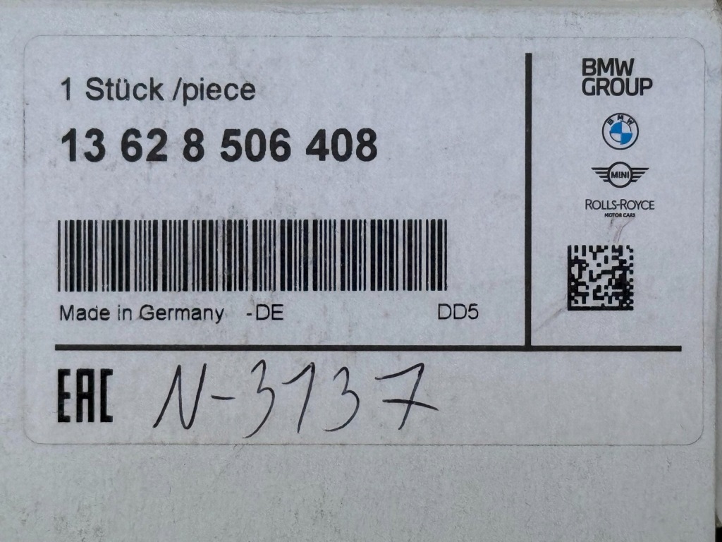 BMW F10 F20 F25 F30 MINI R55 R60 Przepływomierz Powietrza Nowy OE 8506408 — zdjęcie 5