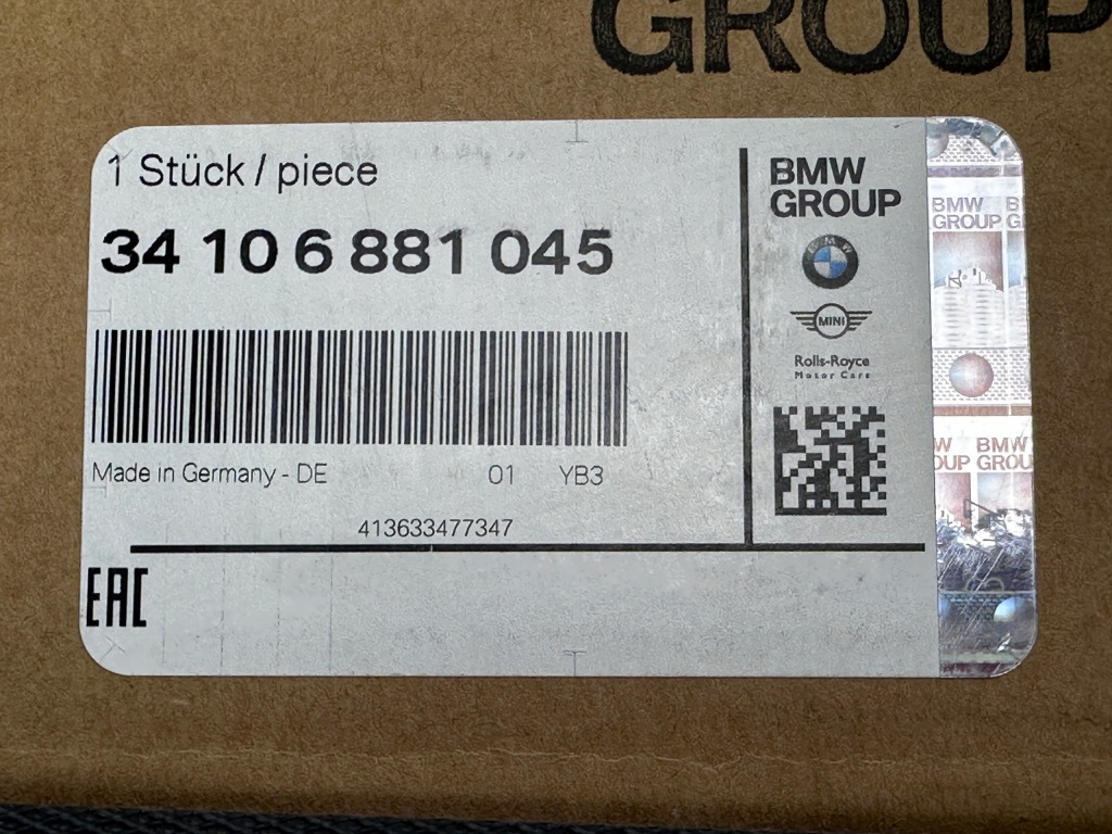 Mini JCW F54 F56 F57 F60 Tarcze Przód Hamulcowe Nowe Oryginał 6881045 — zdjęcie 8