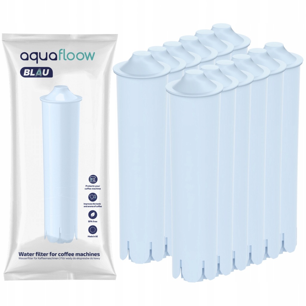 Vodní filtr Aquafloow pro kávovar Jura E8 ENA7 E6 A1 A7 D6 12 ks náhradní