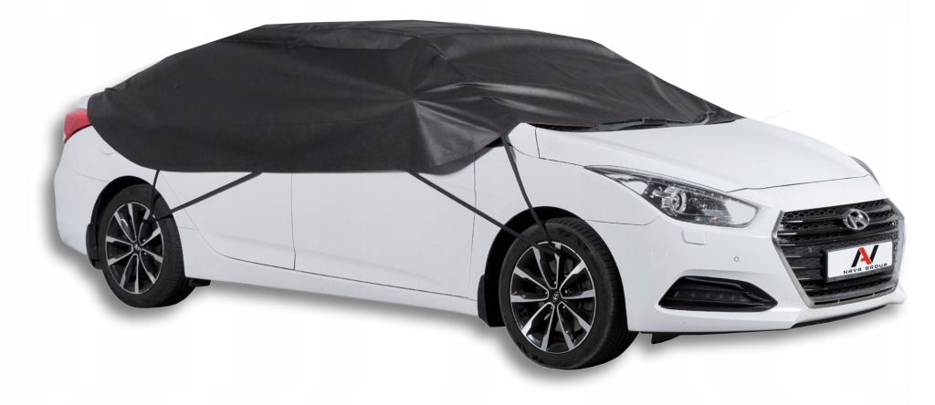 Kryt polopotahu pro auto Sedan L 320 Auto Krycí Plachta Classic Černý