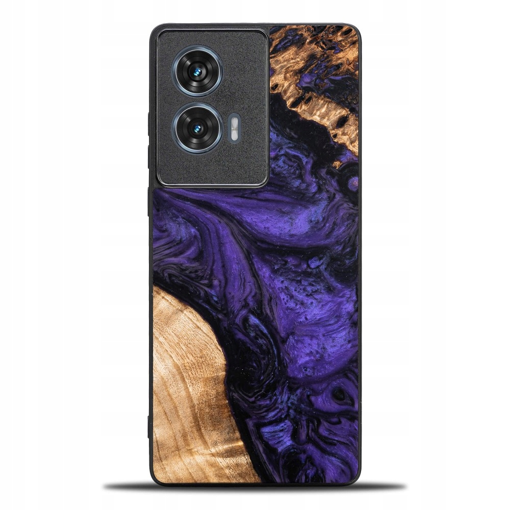 Pouzdro Bewood Unikátní pro Motorola Edge 50 Fusion fialové