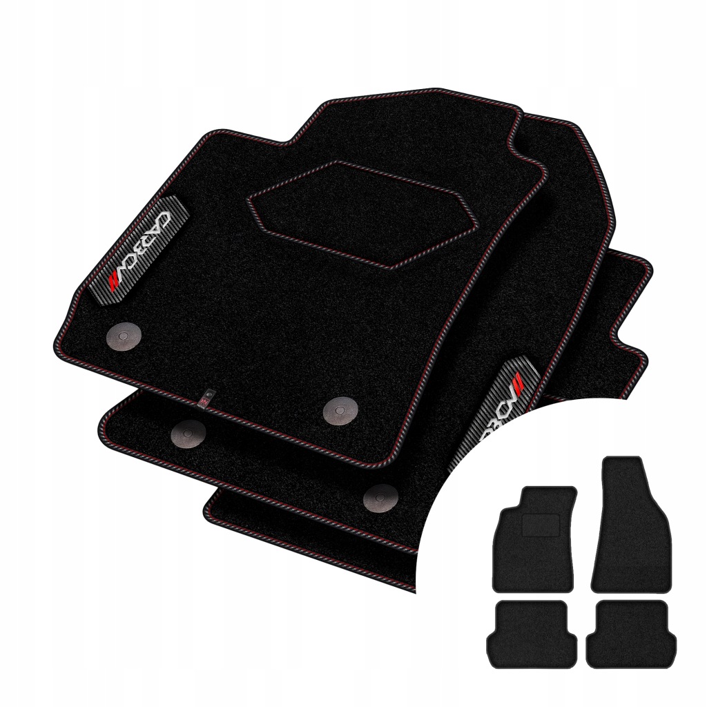 Koberce Carbon pro Audi A4 B7 2004-2008