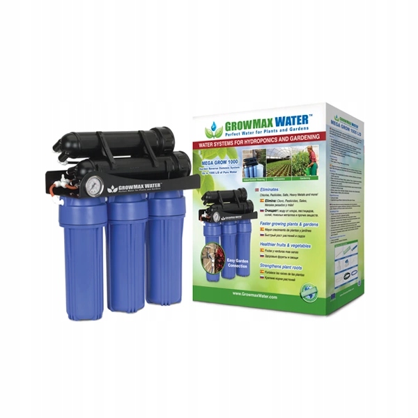 GrowMax Water Filtr – filtr vody reverzní osmózy (ro) Grow 1000 l/d