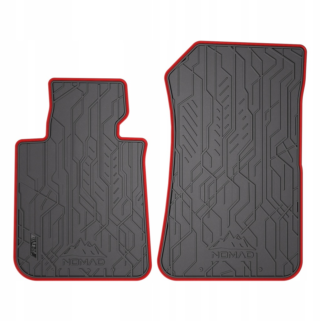 Gumové koberce Nomad Bmw řady 1 E81 2004-2011 červené
