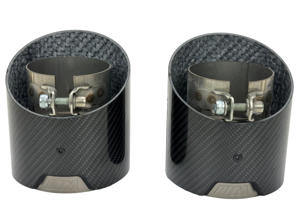 BMW F40 F44 F39 M-Performance Końcówki Wydechu Carbon Nowe OE 2467247 — zdjęcie 3