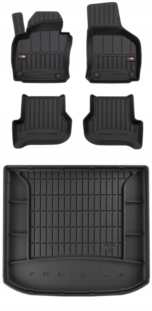 Set 3D gumové rohože Seat Toledo 3 2004-2010 g