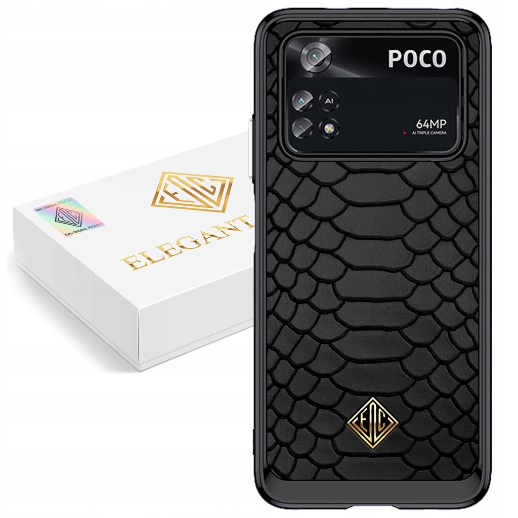 Pouzdro Pro Xiaomi Poco M4 Pro Kryt Luxusní Přírodní Kůže Originální