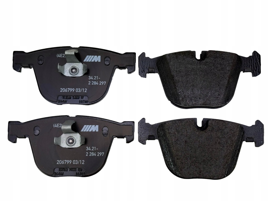 Bmw 5 E60 M5 6 E63 M6 Klocki Hamulcowe Bezazbestowe Tył OE 34212284296 — zdjęcie 2