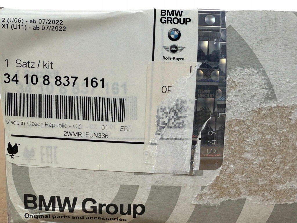 Bmw X1 Klocki Hamulcowe OE 34108837161 — zdjęcie 7