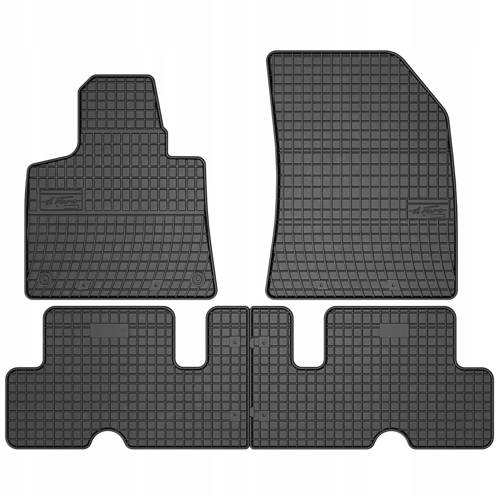 Gumové koberce černé Citroen C4 Picasso II od roku 2013